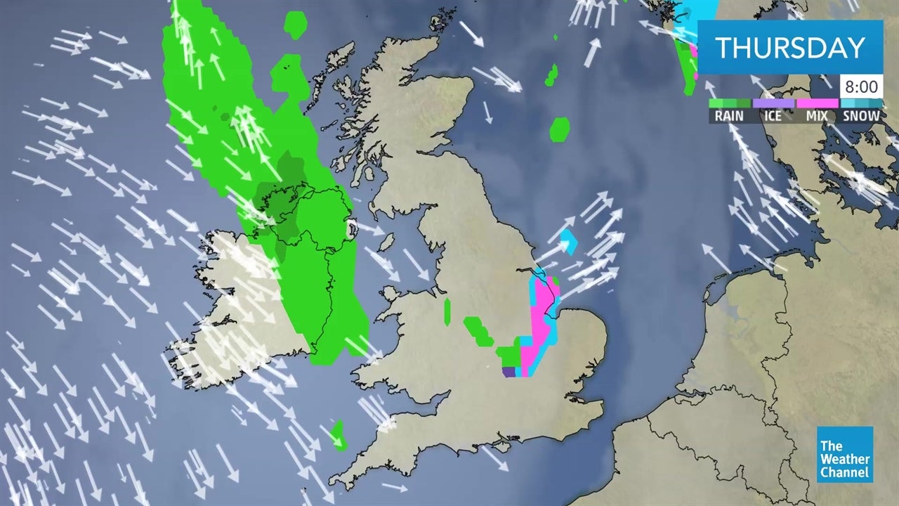 Latest UK weather forecast from January 24 The Weather Channel