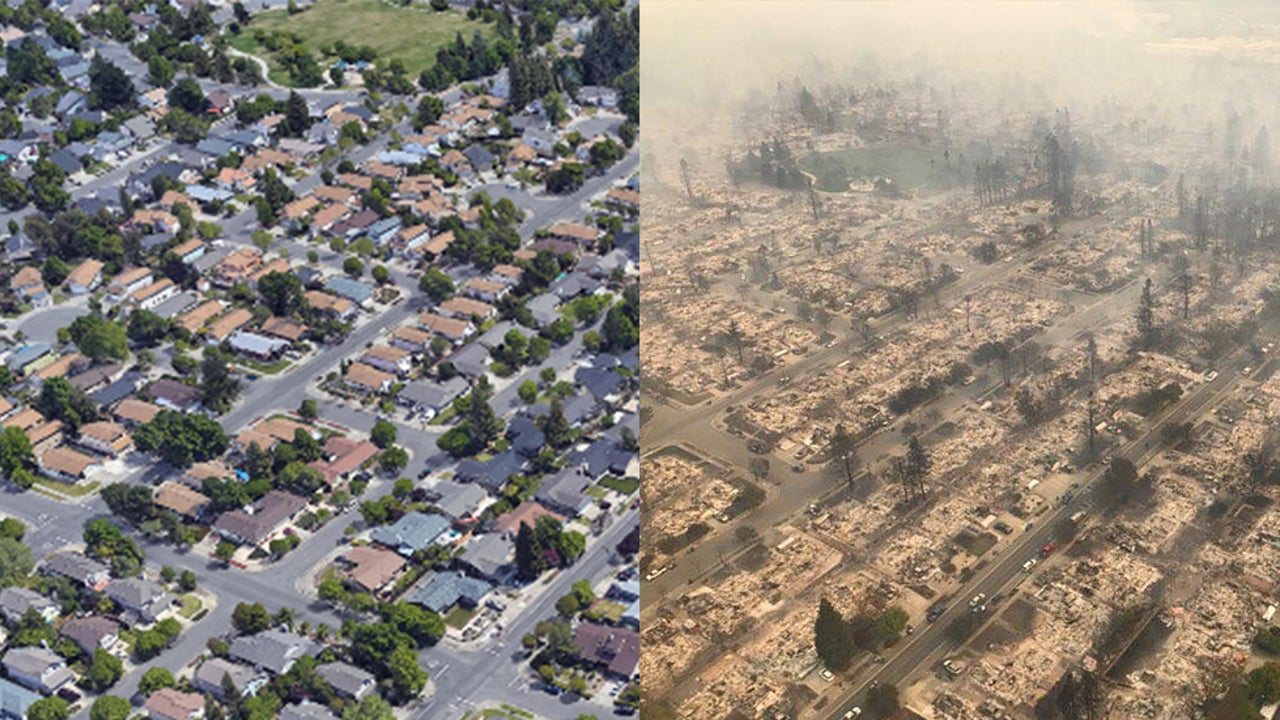 Photo Shows Extent of Santa Rosa, CA Damage The Weather Channel