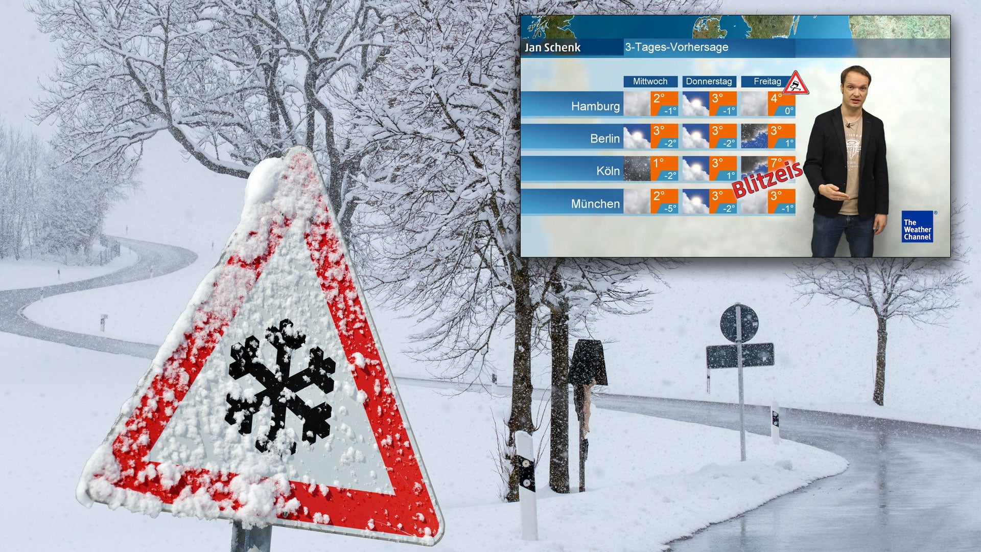 Hier Gilt Am Dienstag Glattegefahr Dann Kommt Noch Mehr Schnee