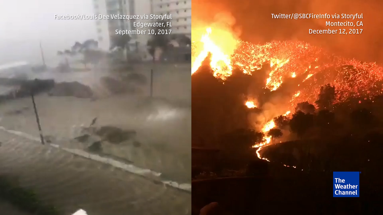 Ruckblick Naturkatastrophen Treffen Usa 17 Hart Videos Von The Weather Channel Weather Com