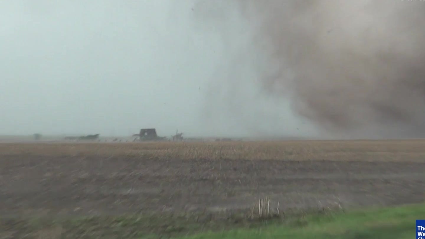 Powerful, Dangerous Tornado Rips Apart Building The Weather Channel