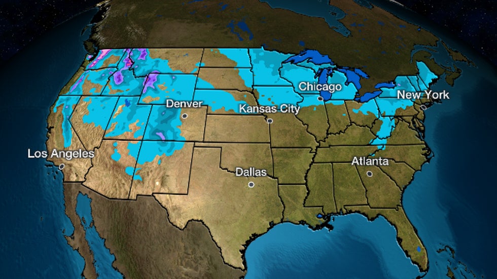 U S Snow Cover For This Time Of Year Is Least Expansive In 17 Years The Weather Channel Articles From The Weather Channel Weather Com Map Of Current Snow Cover In New York State For December 29, 2022