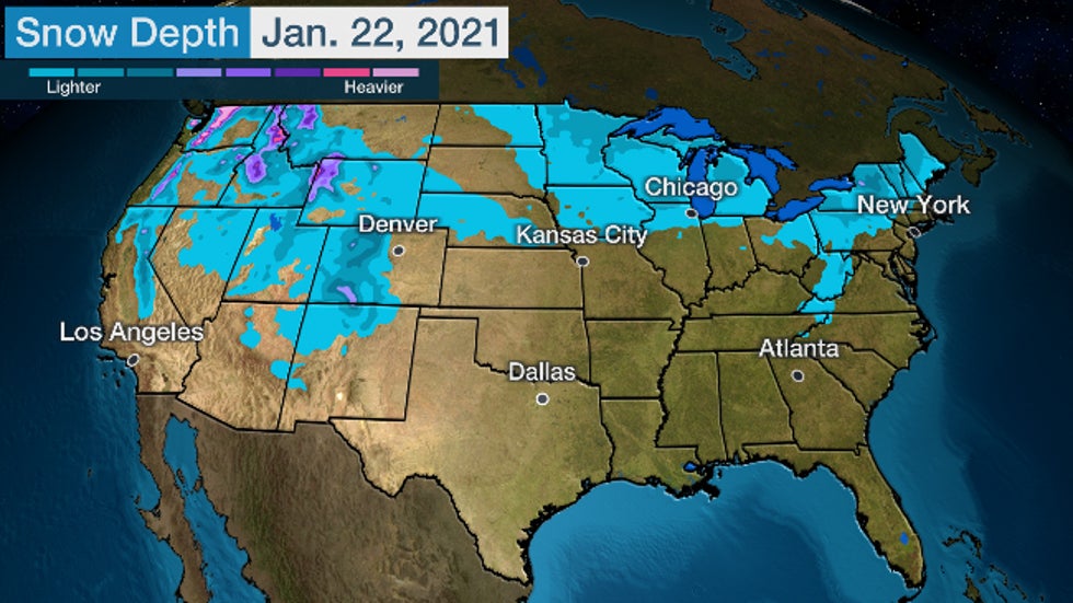 U.S. Snow Cover for This Time of Year Is Least Expansive in 17 Years