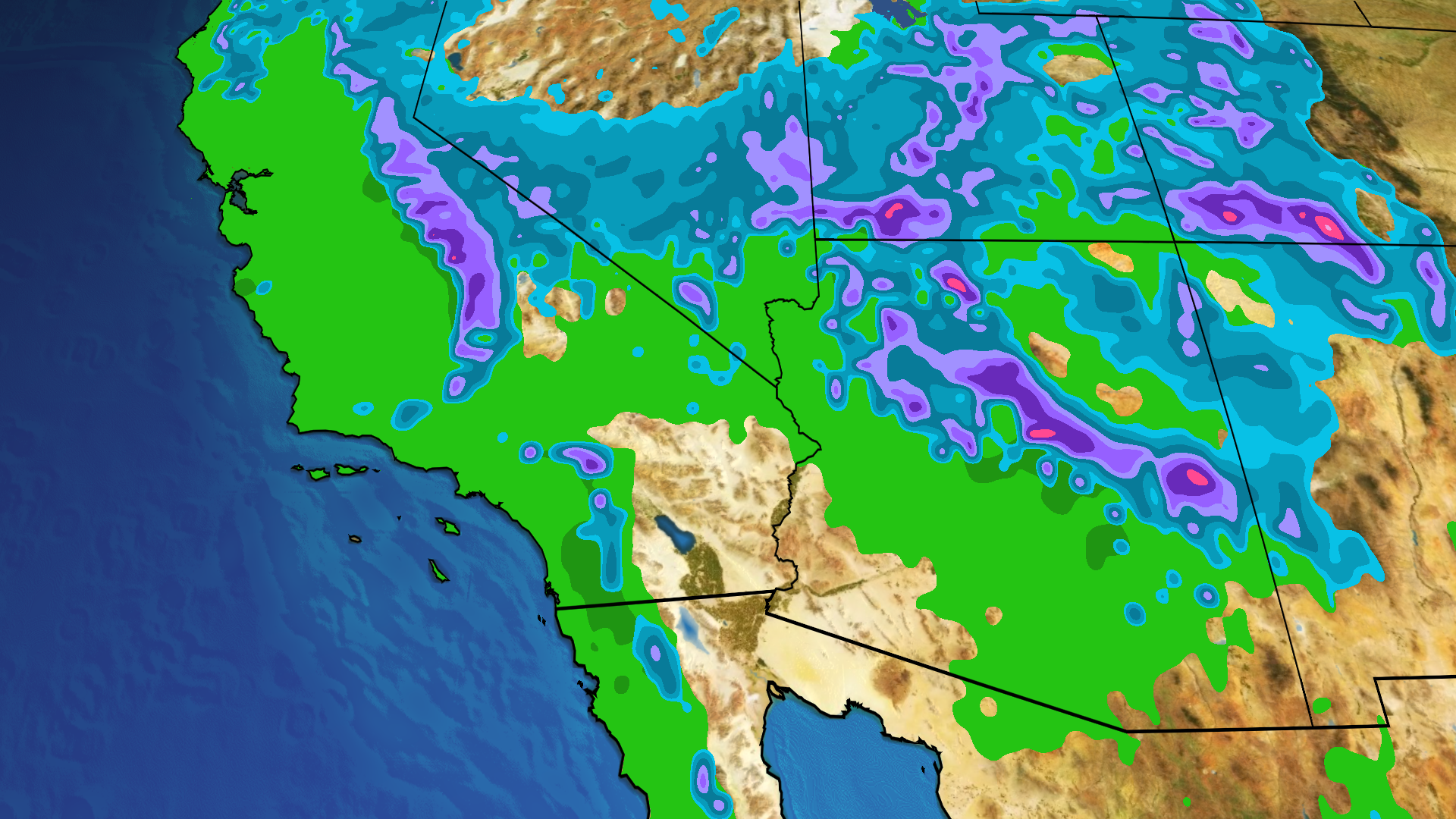 New Rain And Mountain Snow System Targets CA, Southwest – Videos from CBS26
