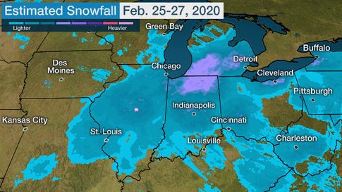 Weather Map Of The Midwest Winter Storm Odell Blankets West, Plains, Midwest With Snow | The Weather Map Of The Midwest Winter Storm Odell Blankets West, Plains, Midwest With Snow | The