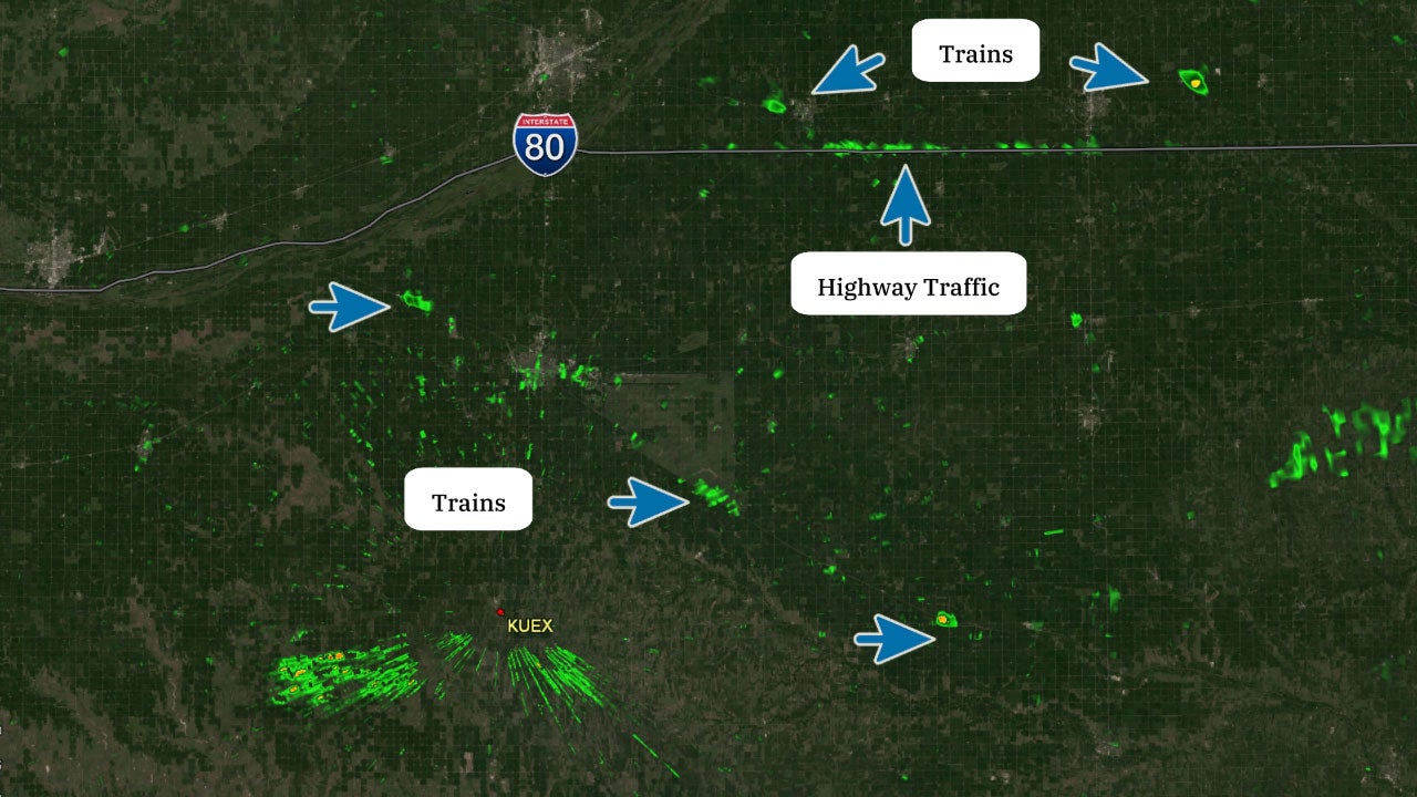 Trains And Traffic Spotted On Nebraska Radar Weather Underground