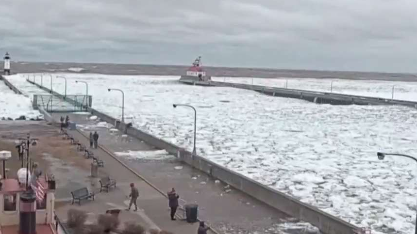 Timelapse Shows Lake Superior Ice Up in Just Seconds The Weather Channel