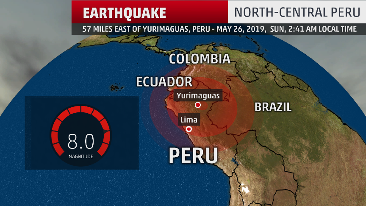 Powerful 8 0 Magnitude Earthquake Strikes North Central Peru 1 Person Killed 6 Hurt The Weather Channel Articles From The Weather Channel Weather Com
