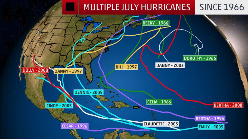 Atlantic Has Its First Pair of July Hurricanes in a Decade | The Weather Channel - Articles from