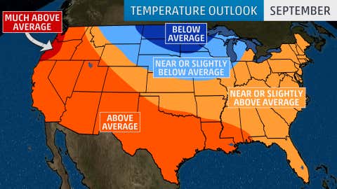 September Temperatures Expected to Be Colder Than Average in Midwest ...