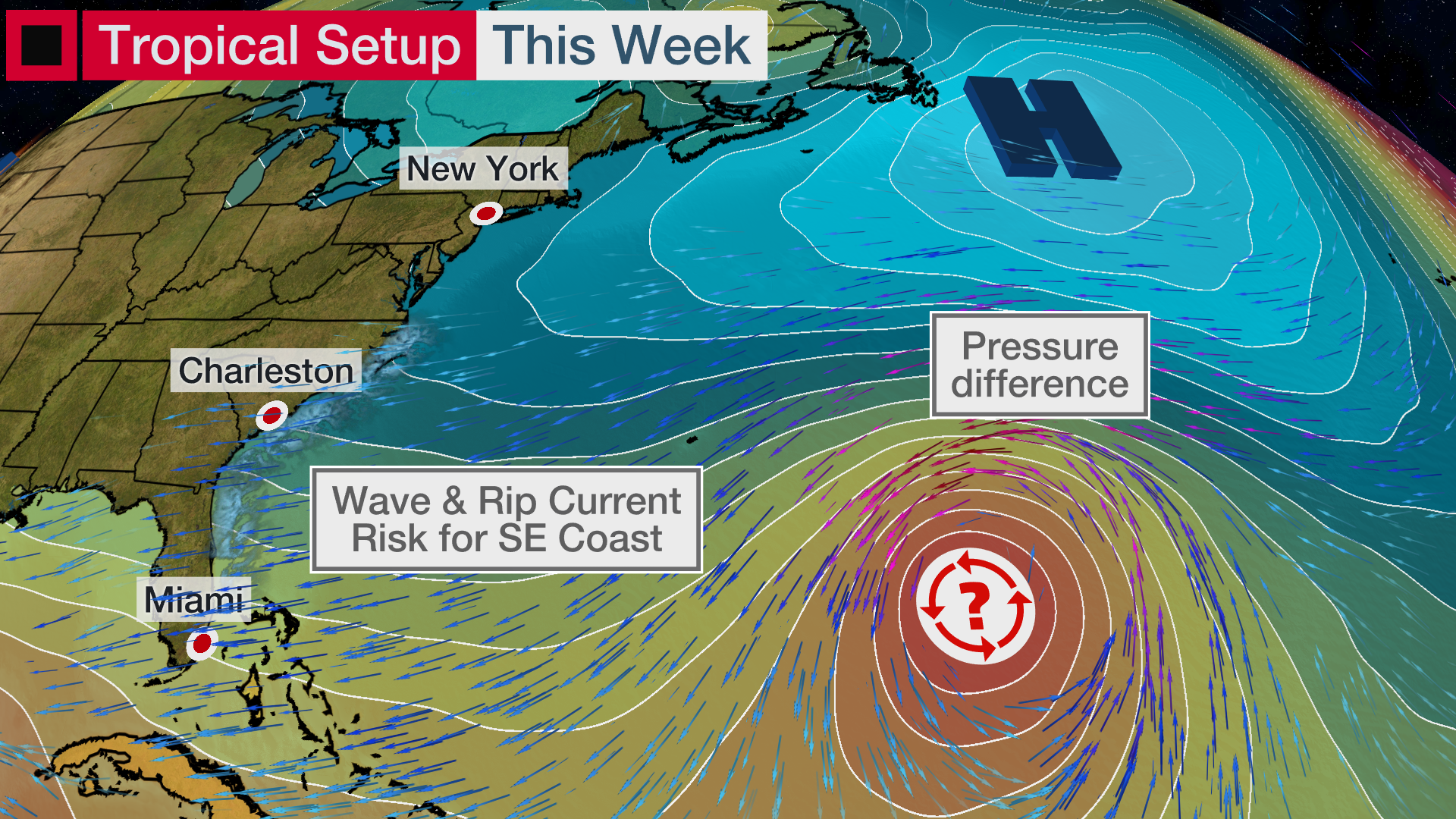 Current High Pressure Systems In The Atlantic Tropical Or Subtropical Storm Epsilon Is Likely To Form In The Atlantic  This Week | The Weather Channel - Articles From The Weather Channel |  Weather.com