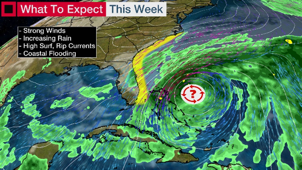Late Season Atlantic Storm Likely With Winds Rain Coastal Flooding For Southeast Including Florida The Weather Channel Late Season Atlantic Storm Likely With Winds Rain Coastal Flooding For Southeast Including Florida The Weather Channel