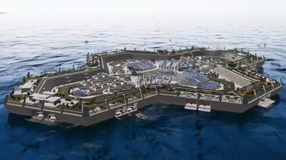 Real Floating City Lilypad City Designed To Combat Rising Sea Levels