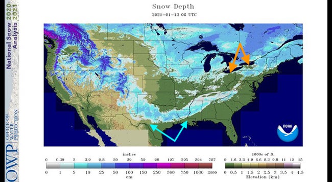 Snowfall Christmas 2021 Map Strange Map Shows Texas And Louisiana Snow Cover But None In Parts Of Great Lakes Snowbelts The Weather Channel Articles From The Weather Channel Weather Com Snowfall Christmas 2021 Map Strange Map Shows Texas And Louisiana Snow Cover But None In Parts Of Great Lakes Snowbelts The Weather Channel Articles From The Weather Channel Weather Com