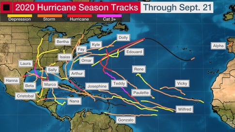All the Records the 2020 Hurricane Season has Broken So Far | The Weather Channel