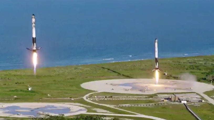 Watch SpaceX Stick Its Landings