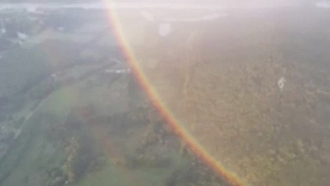 Circular Rainbow Makes Glorious View Above Knoxville