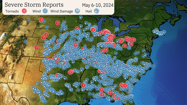 Severe Outbreak Spawed Over 165 Tornadoes, Including Barnsdall