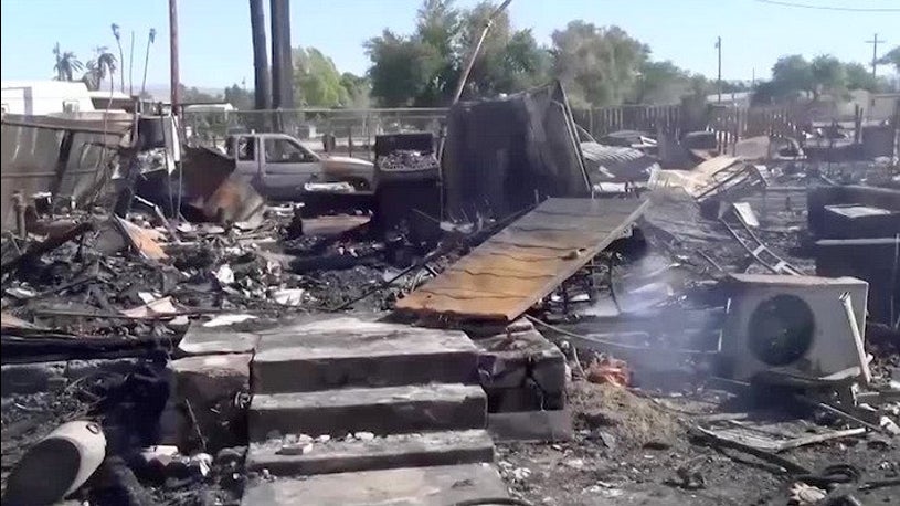 Deadly Brush Fire Destroys Dozens of California Homes