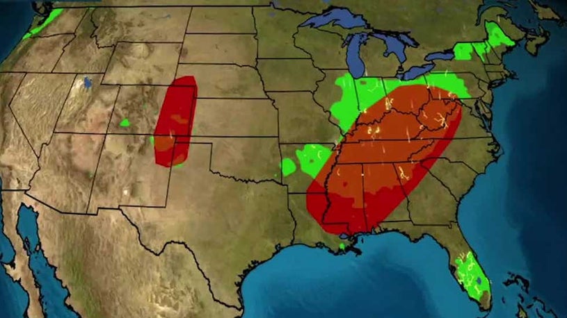 Weather Channel Usa Map