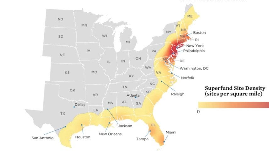 Hundreds Of Toxic Superfund Sites At Risk Of Flooding Study Finds Videos From The Weather Channel Weather Com