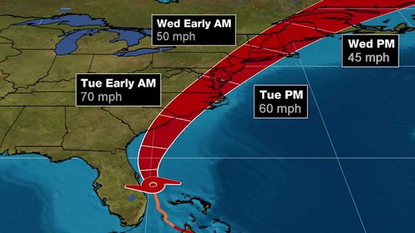 Tracking Isaias: East Coast on Alert