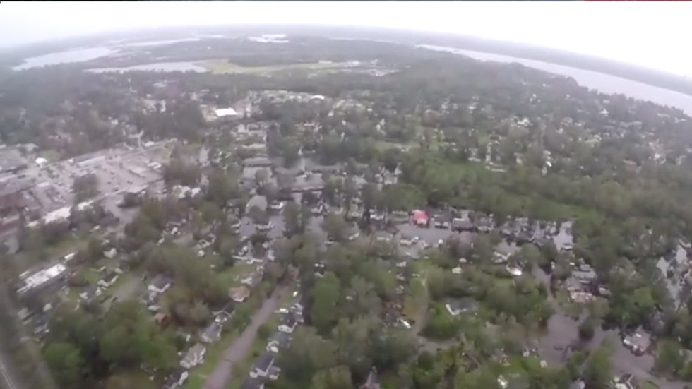 Coast Guard Assesses Flood Damage in New Bern The Weather Channel