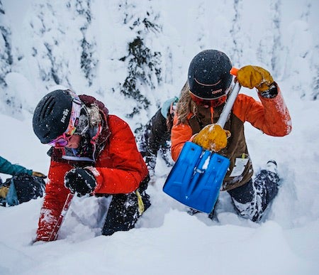Participants in avalanche course, Whitefish Mt. Resort