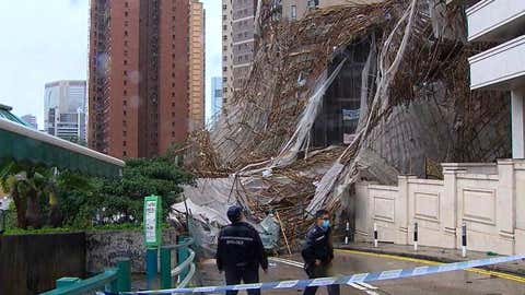 Storm Collapses Scaffolding In Hong Kong Killing 1 Photos The Weather Channel Articles From The Weather Channel Weather Com