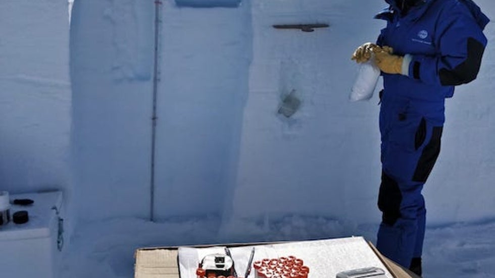 Snow samples from EPICA Dome C trench
