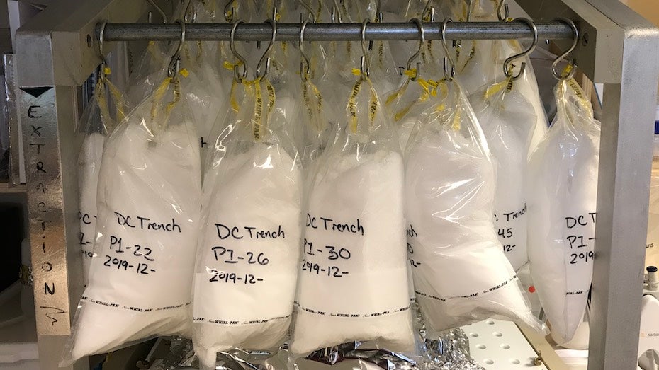 Bags of snow from EPICA Dome C trench sample