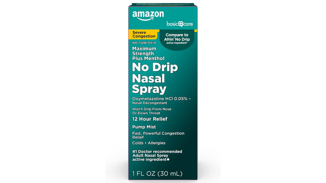 Amazon Basic Care No Drip Nasal Spray (1 Fl Oz.)