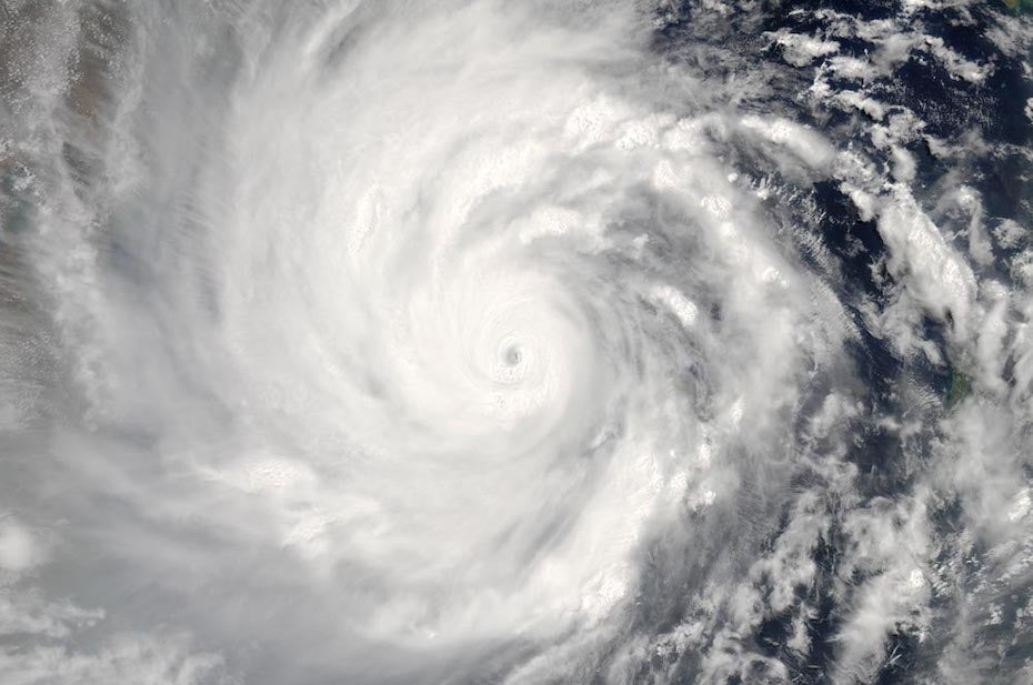 MODIS satellite image of Cyclone Amphan, 0745Z 5/18/20