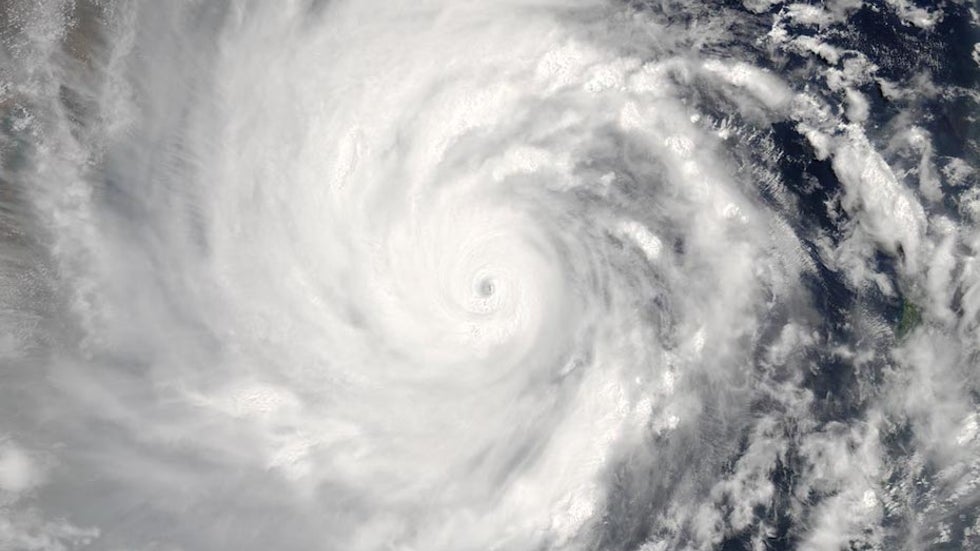 MODIS satellite image of Cyclone Amphan, 0745Z 5/18/20