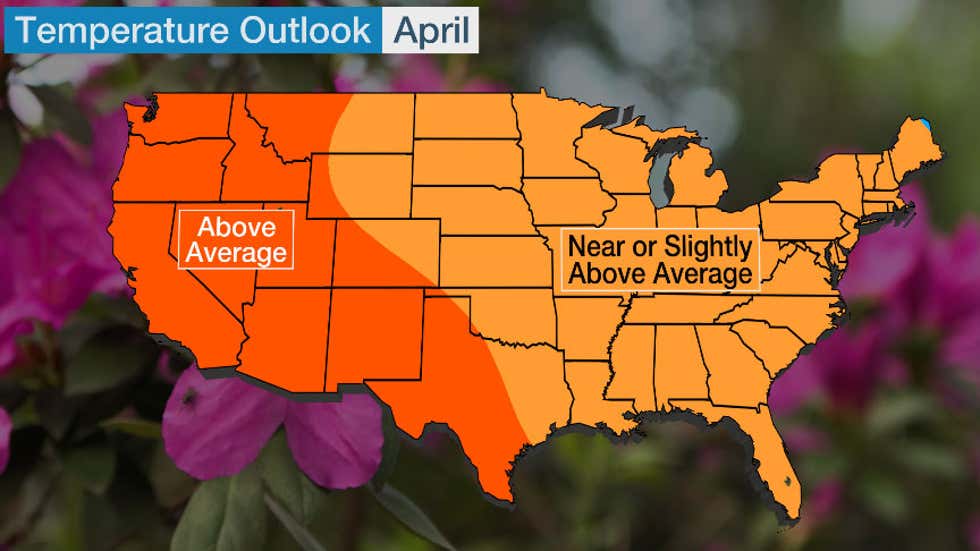 Spring 2020 Temperature Outlook: Warmer-Than-Average Temperatures ...