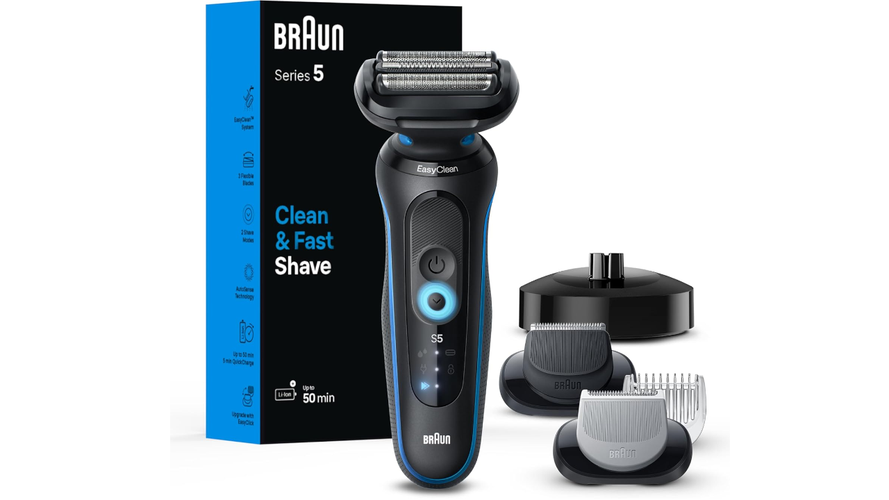 Braun Electric Shaver for Men (Wet & Dry)