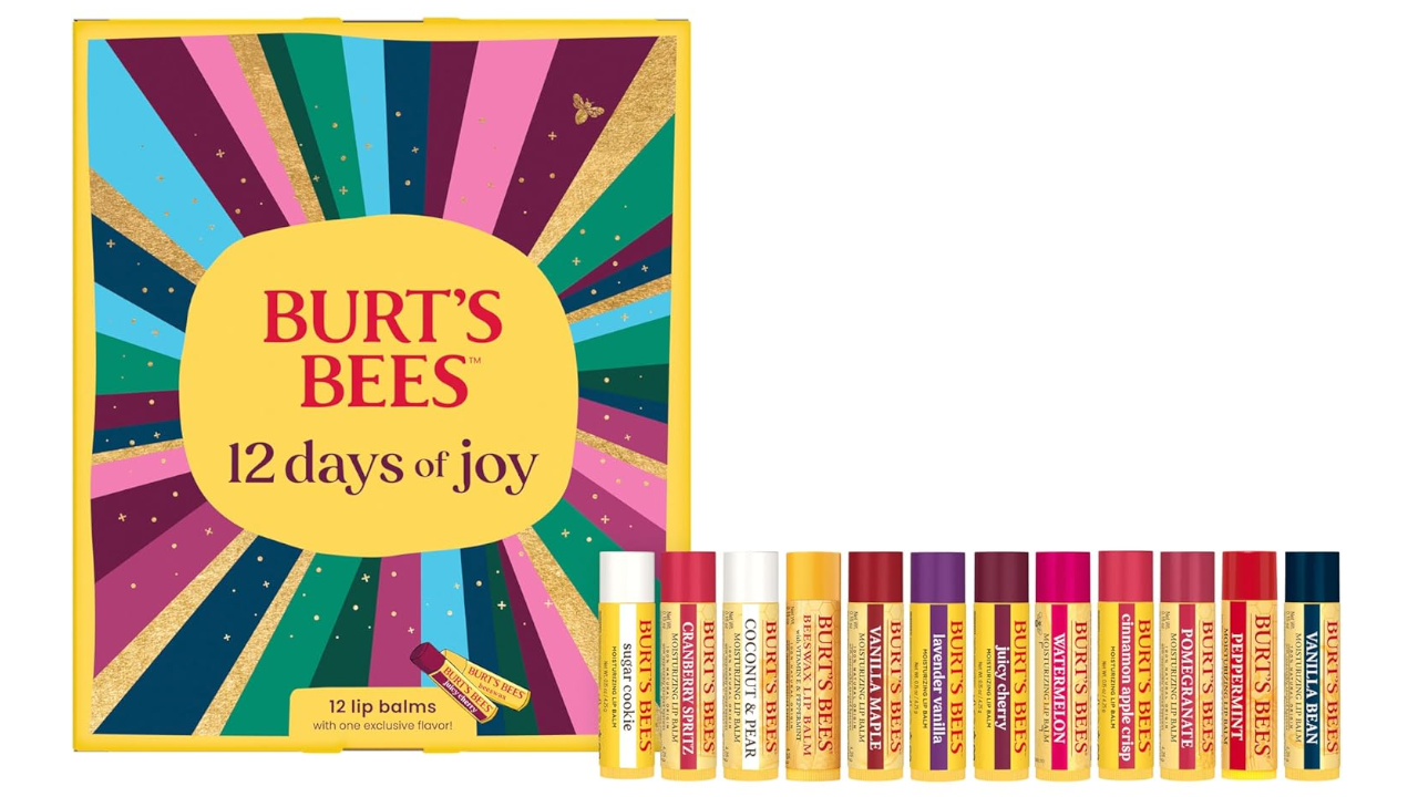 Burt's Bees 12 Days of Joy Lip Balm Advent Calendar