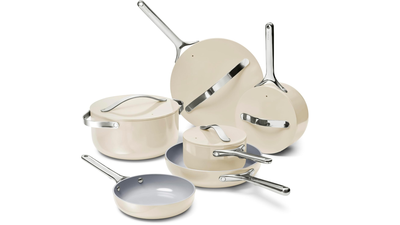 Caraway Deluxe Non-stick Ceramic Cookware Set (16 Piece)