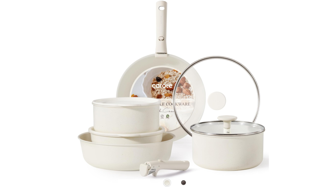 CAROTE 11-Piece Pots and Pans Set