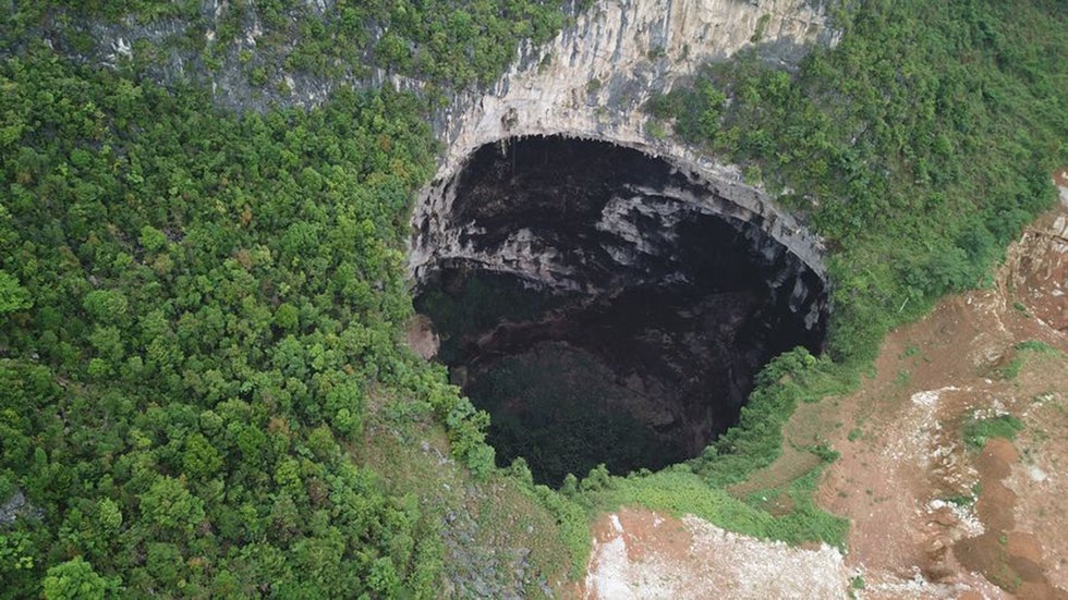Scientists Find Cluster of 19 Giant Sinkholes in Southern China | The Weather Channel - Articles from The Weather Channel | weather.com