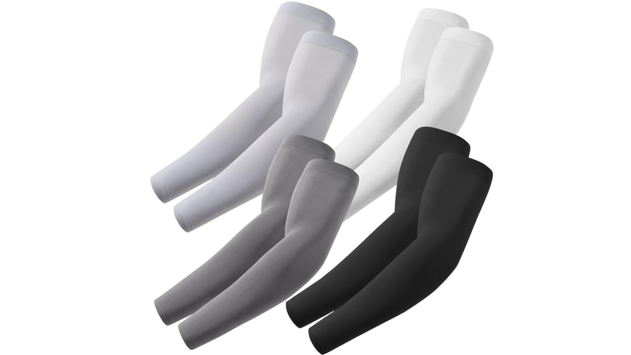 Cooling UV Sun Protection Sports Compression Arm Sleeves