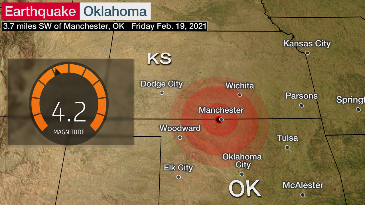 Earthquake Rattles Oklahoma Kansas The Weather Channel Articles From The Weather Channel Weather Com