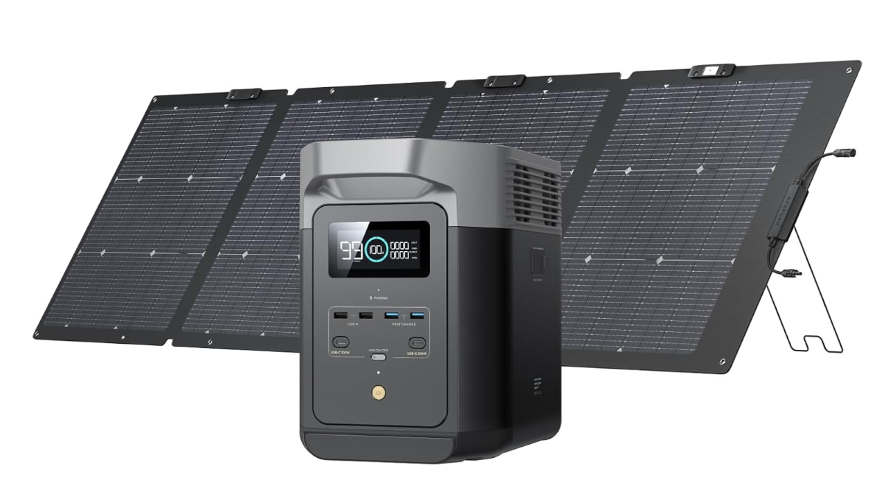 EF ECOFLOW Solar Generator DELTA2 with 220W Solar Panel