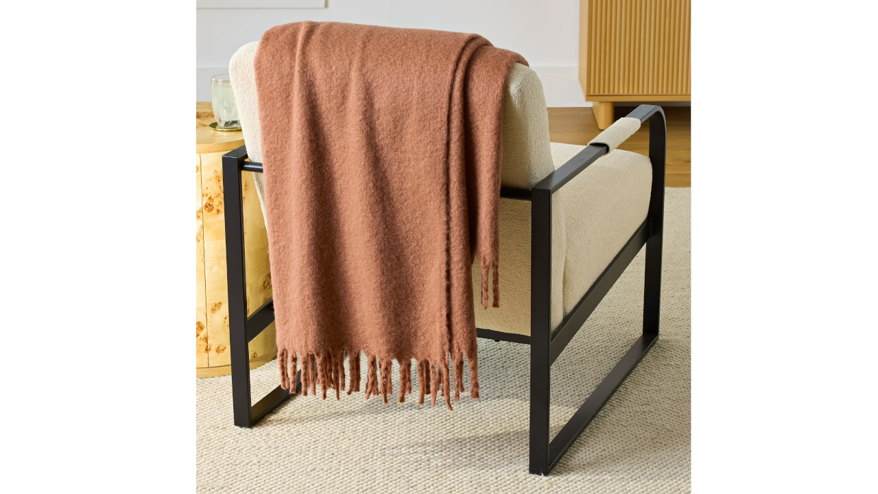 Better Homes & Gardens Faux Mohair Cozy Couch Throw Blanket
