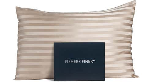 Fishers Finery 25mm 100% Pure Mulberry Silk Pillowcase