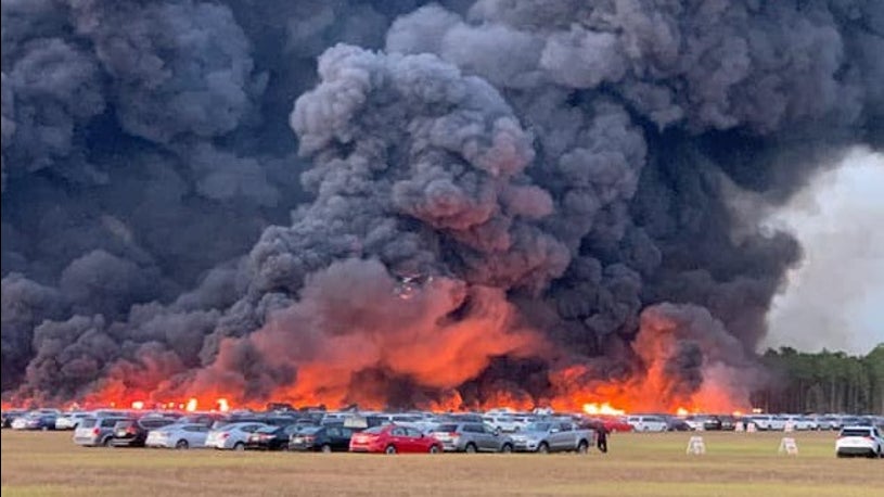 Florida Brush Fire Destroys More than 3,500 Rental Cars at Airport ...