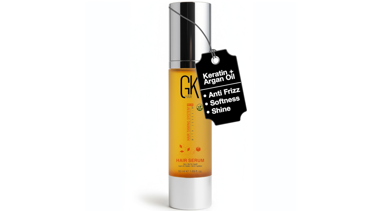 GK HAIR Oil - Argan Oil Heat Protectant Serum