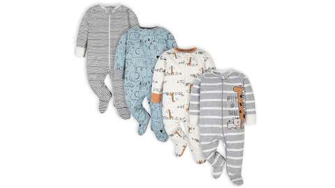Gerber Baby Boys Sleep 'N Play Footie (4-Pack)