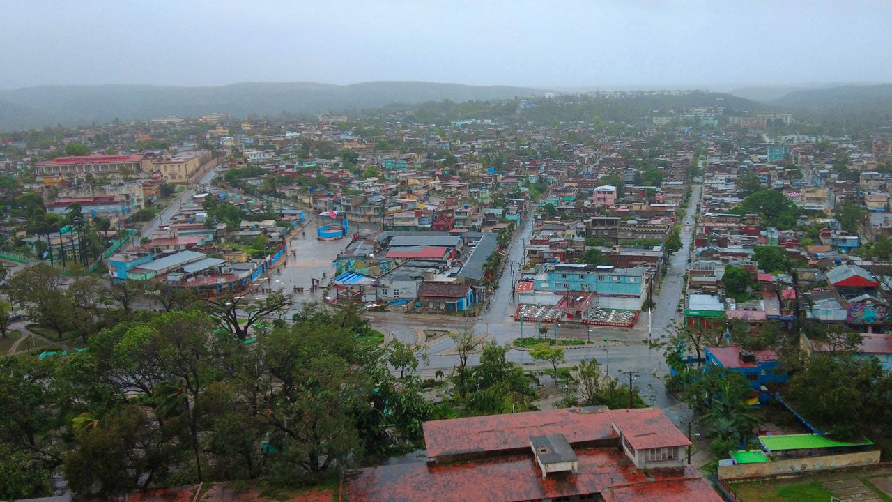View of part of Santiago de Cuba city after the passage of Hurricane Melissa on Oct. 29, 2025. (Photo by LUIS ALEJANDRO PIREZ/AFP via Getty Images)