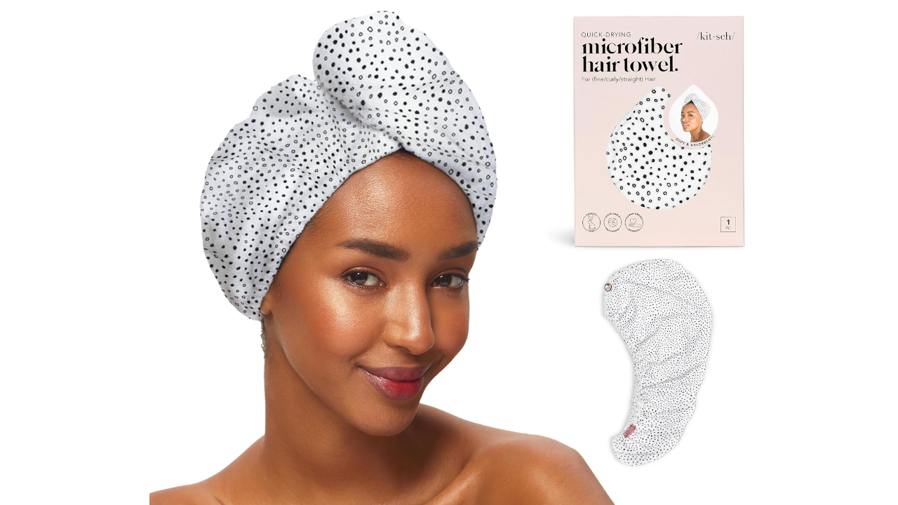 Kitsch Microfiber Hair Towel Wrap